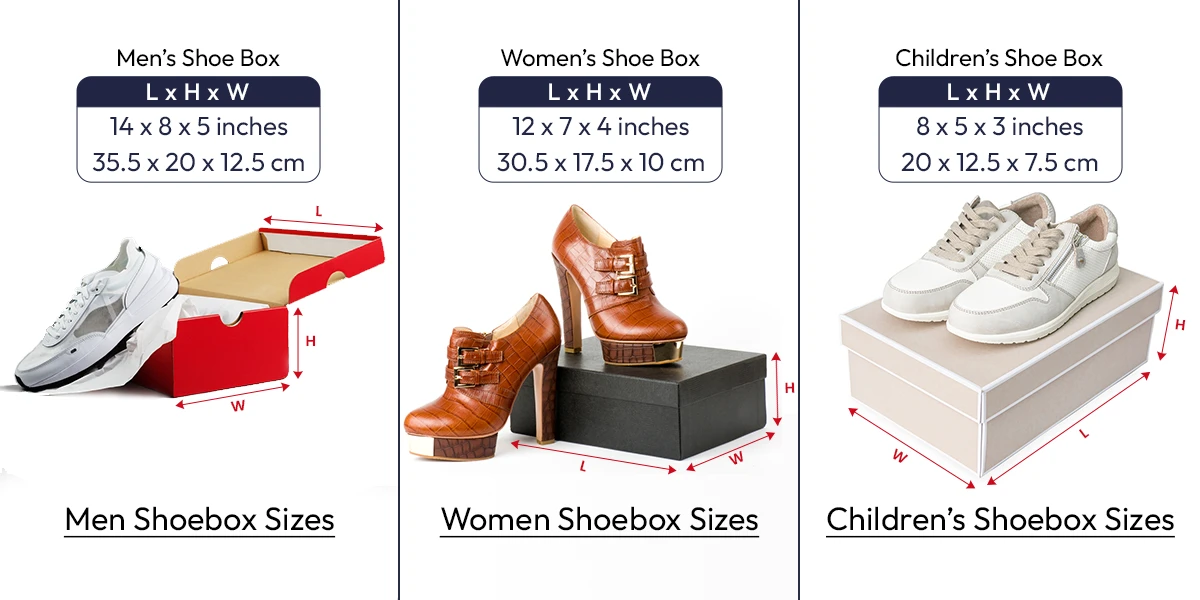 Different Shoe Box Dimensions