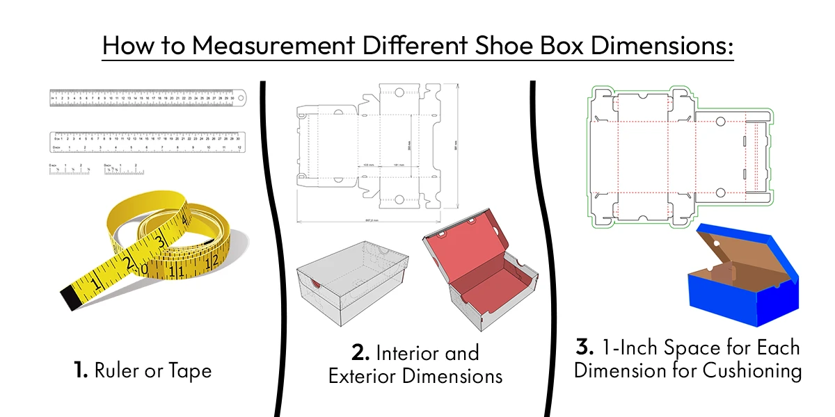 How to Measurement Different Shoe Box Dimensions