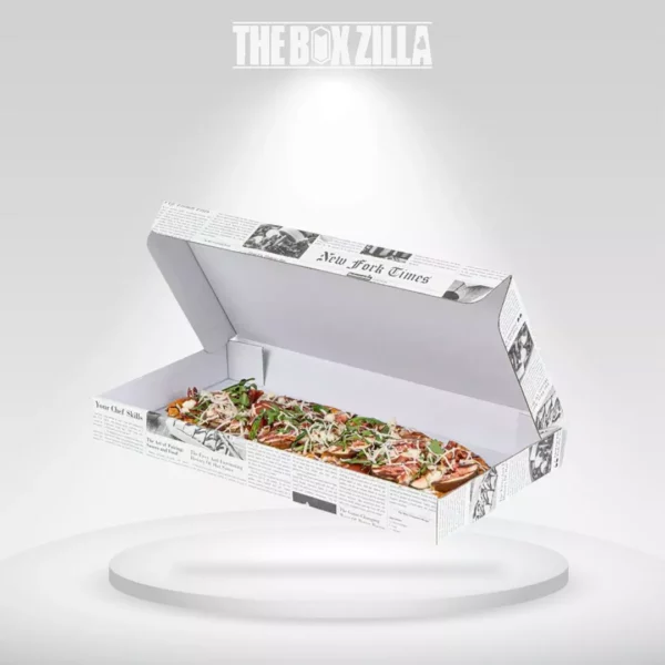 Detroit pizza boxes, customized for effortless opening and closing