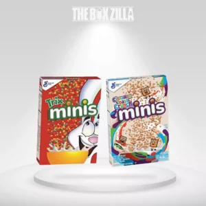 mini cereal box packaging