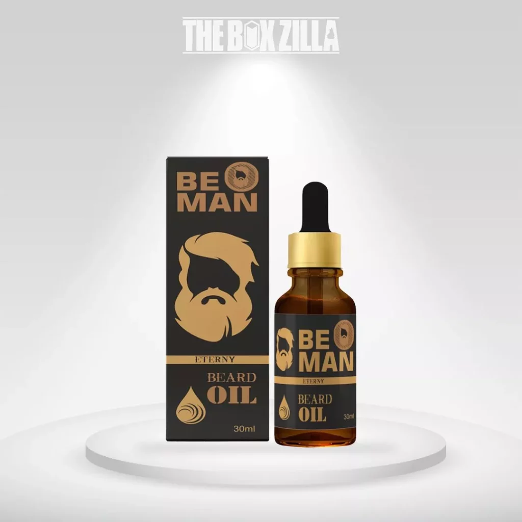 Custom Beard Oil Box with logo