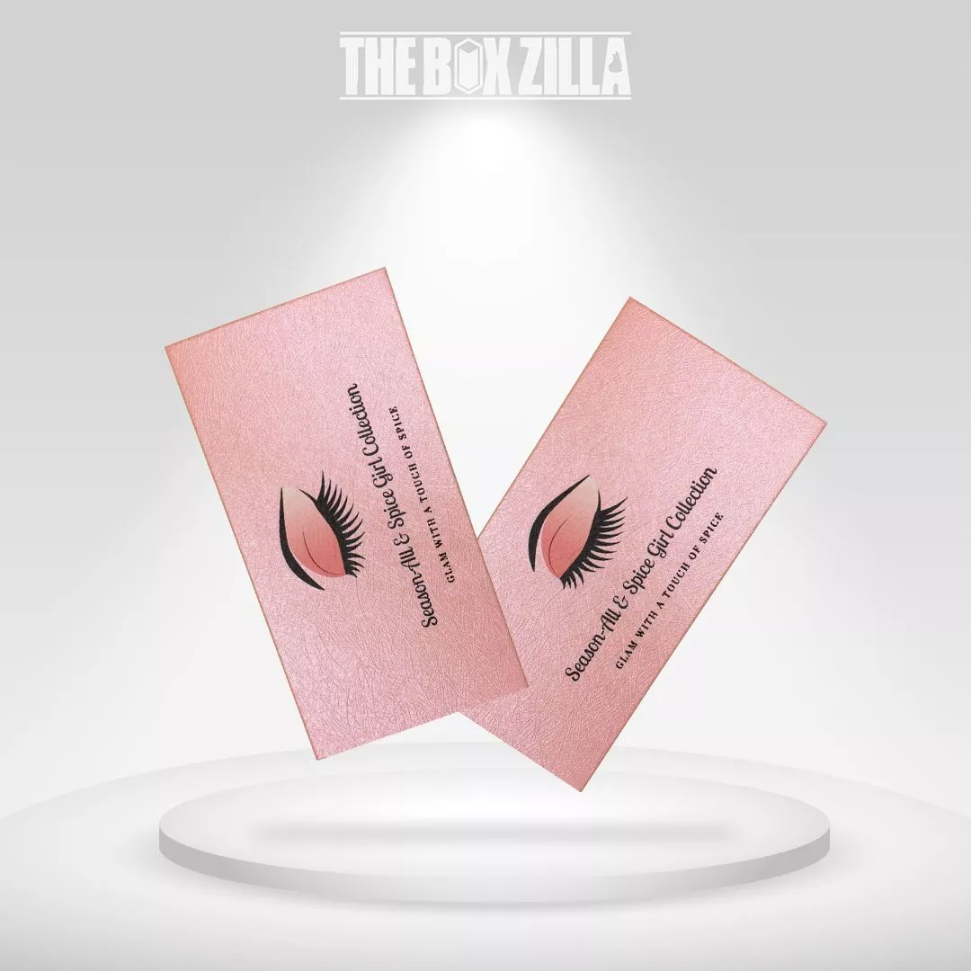 pink color Eyelash boxes