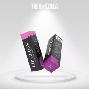black lip gloss boxes
