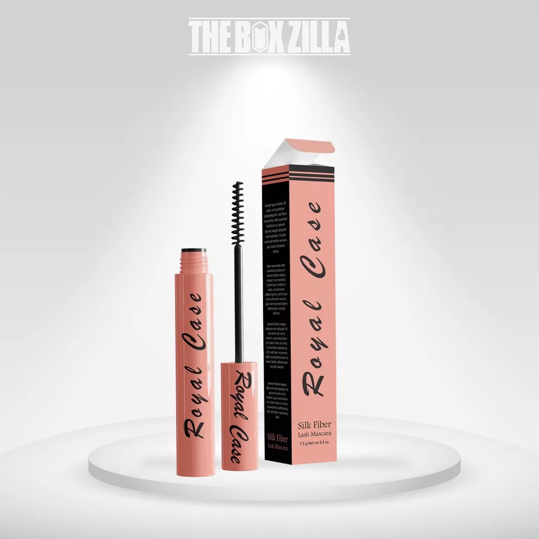 pink color Mascara Packaging