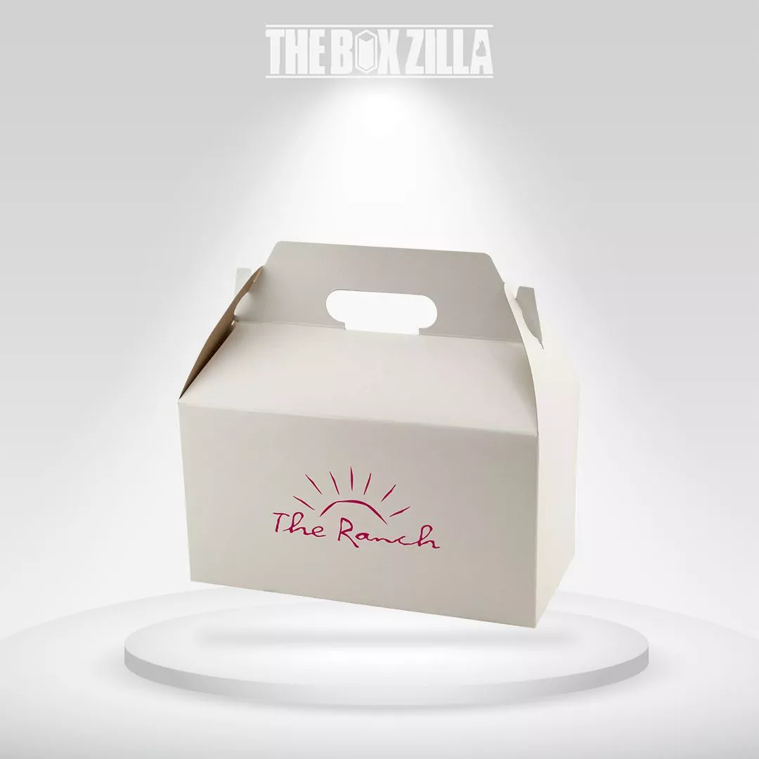 Custom White Gable Boxes