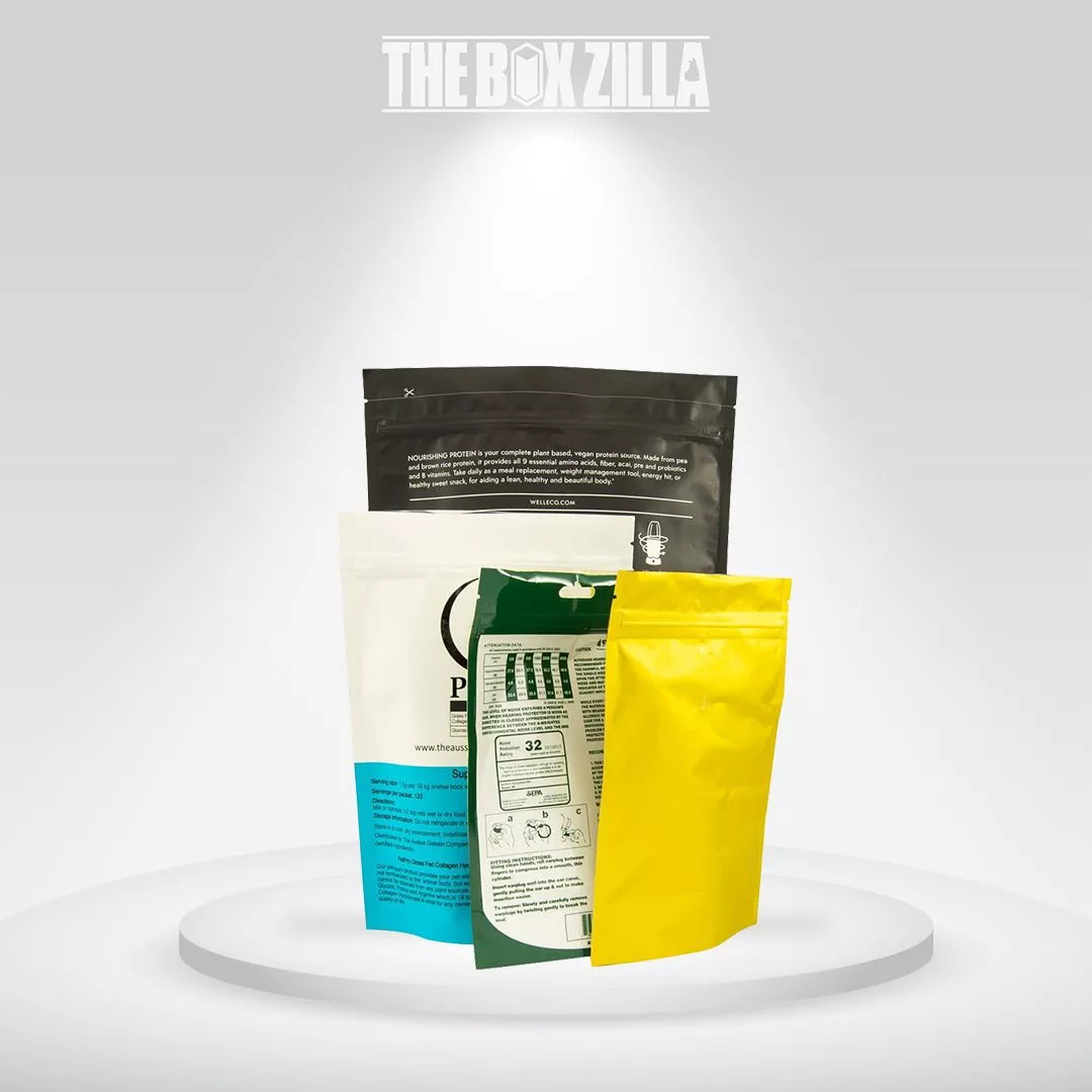 stand up mylar pouches