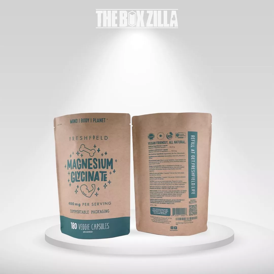Ecofriendly stand up mylar bags