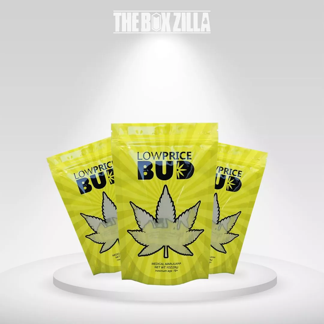 Custom mylar weed bag