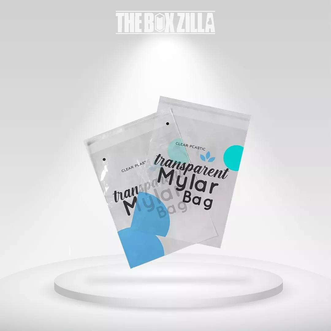 Custom printed clear mylar bags