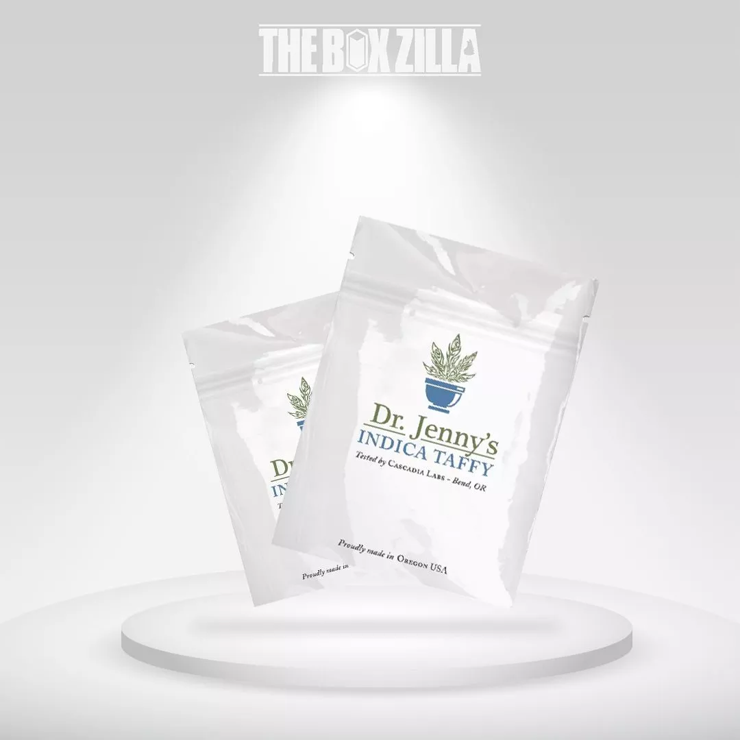 clear mylar bags with logo