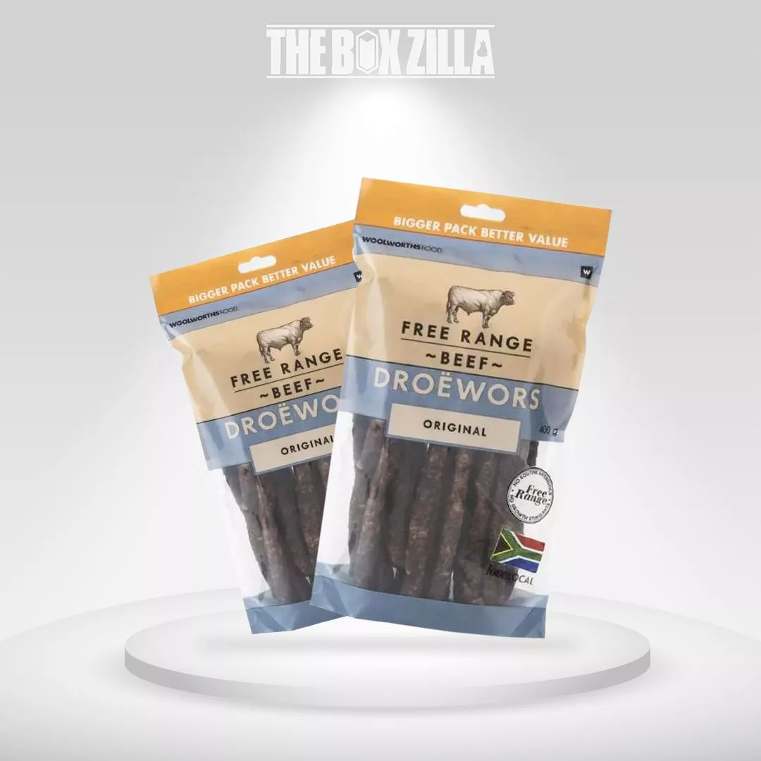 Clear mylar bags with hanging features