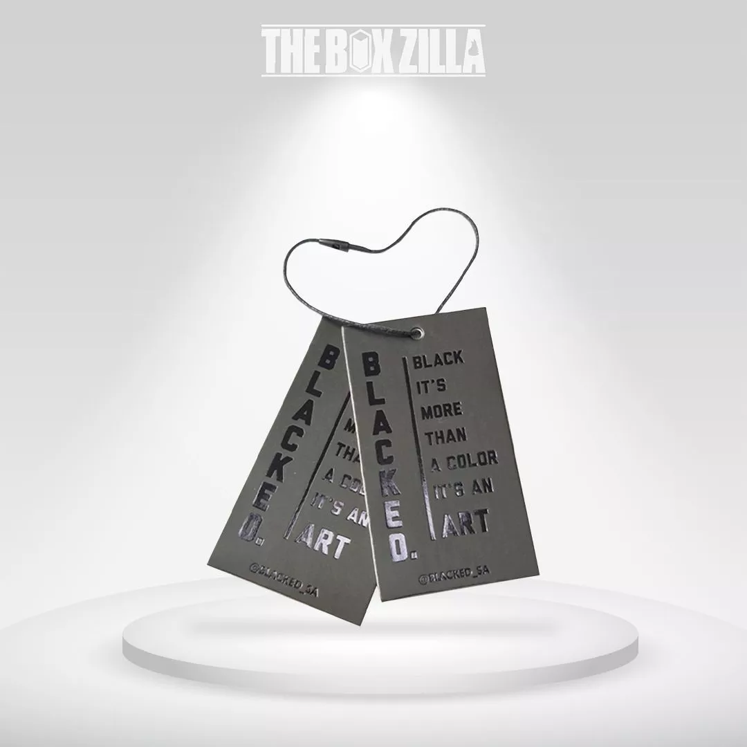 black color Luxury Hang Tag