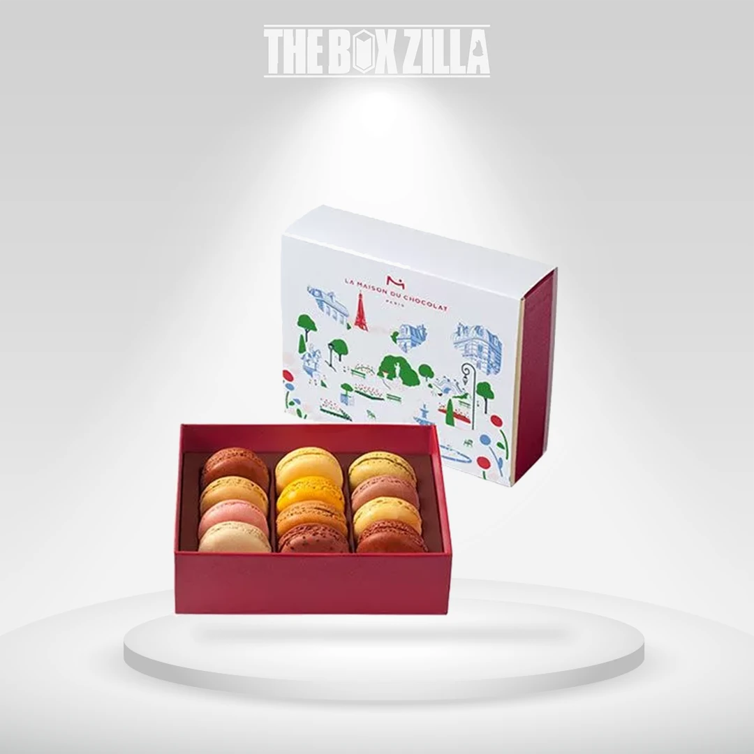custom printed macaron boxes