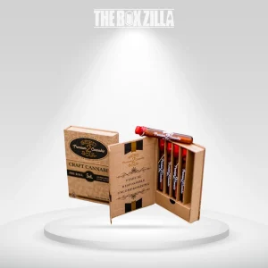 Custom Kraft Pre Rolls Joints Packaging