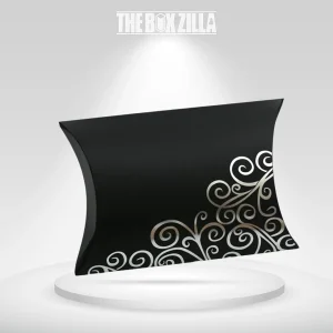 Custom Black Pillow Boxes