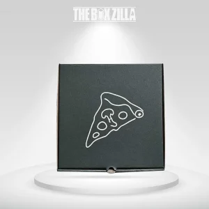 Custom Black Pizza Boxes