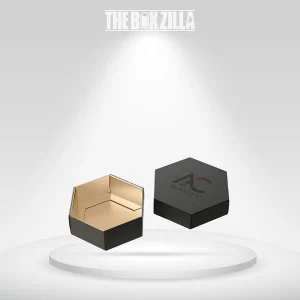 Custom Hexagon Rigid Boxes