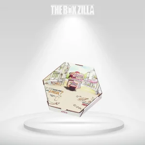Custom Hexagonal Pizza Boxes