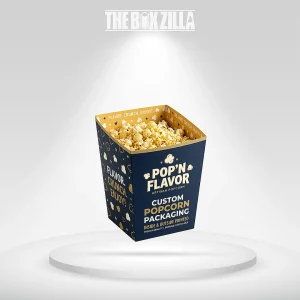 Custom Shaped Inside Outside Printed Popcorn Boxes