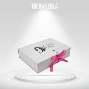 Custom Large Hair Extension Boxes With Ribbons