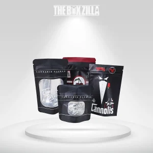 Custom Smell Proof Mylar Bags with PVC Window