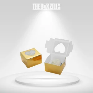 Custom Gold Bakery Boxes