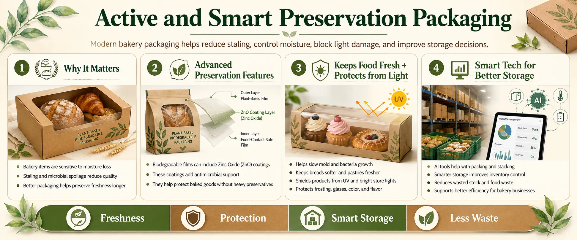 Active and Smart Preservation Packaging