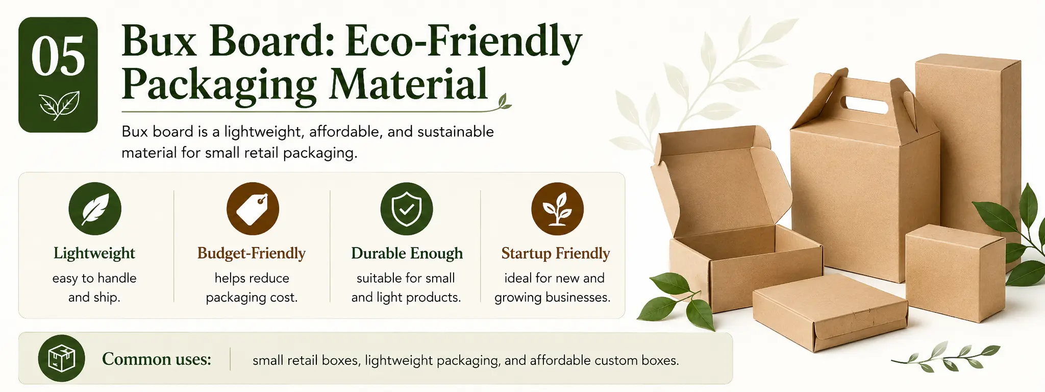Bux Board Eco-Friendly Packaging Material