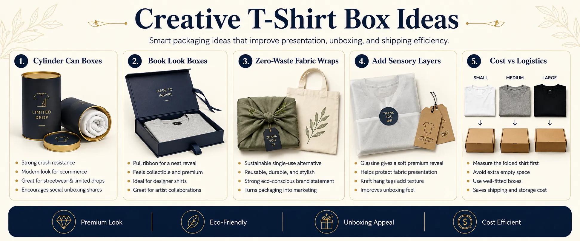 Creative T-Shirt Box Ideas