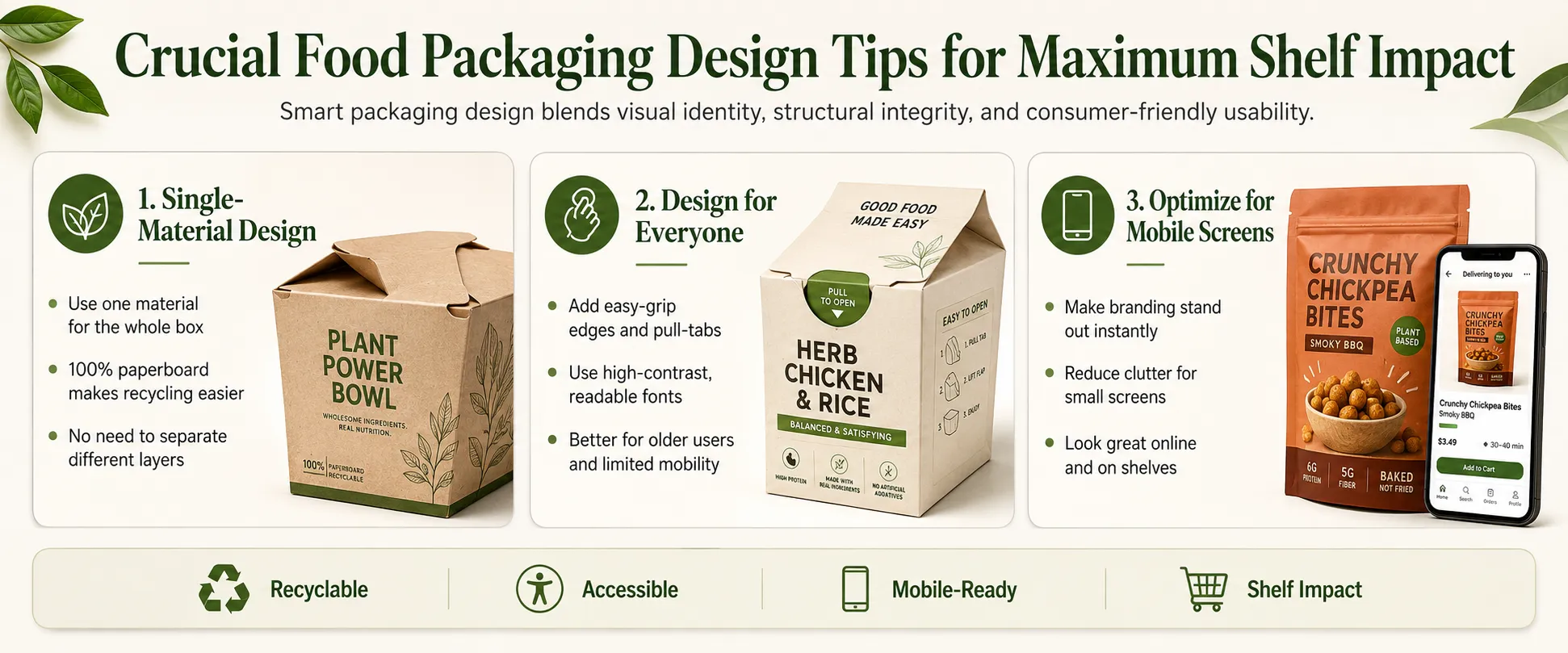 Crucial Food Packaging Design Tips for Maximum Shelf Impact