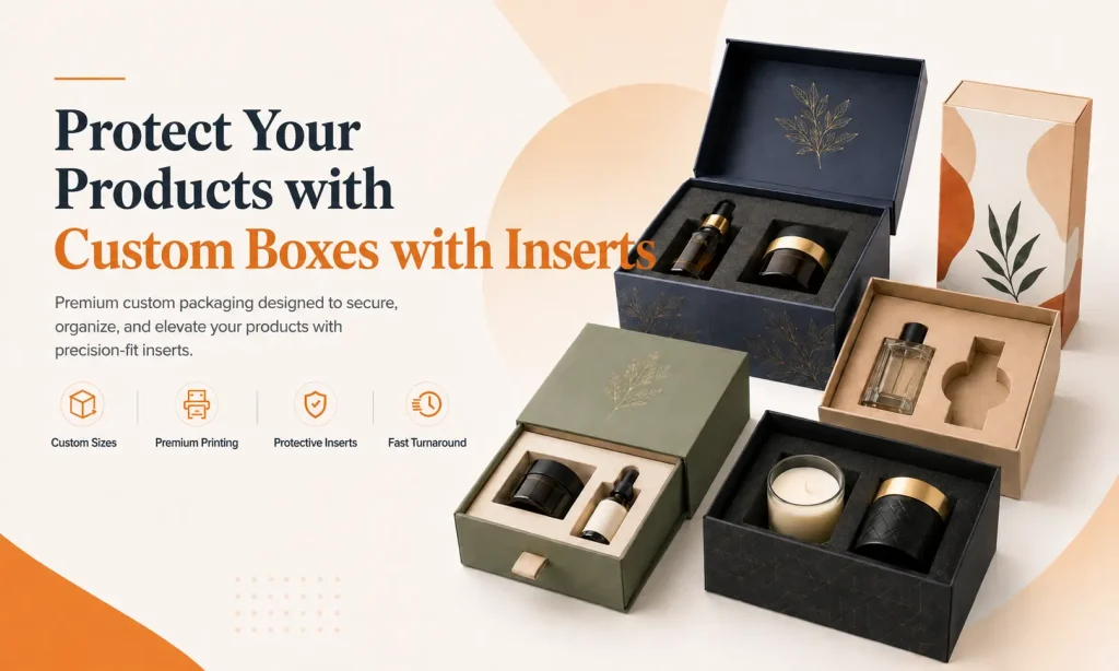 Custom Boxes with Inserts Wholesale | Printed Insert Packaging