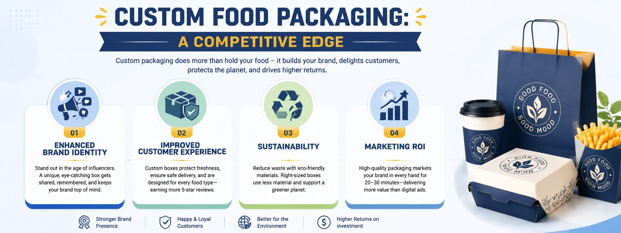 Custom Food Packaging A Competitive Edge