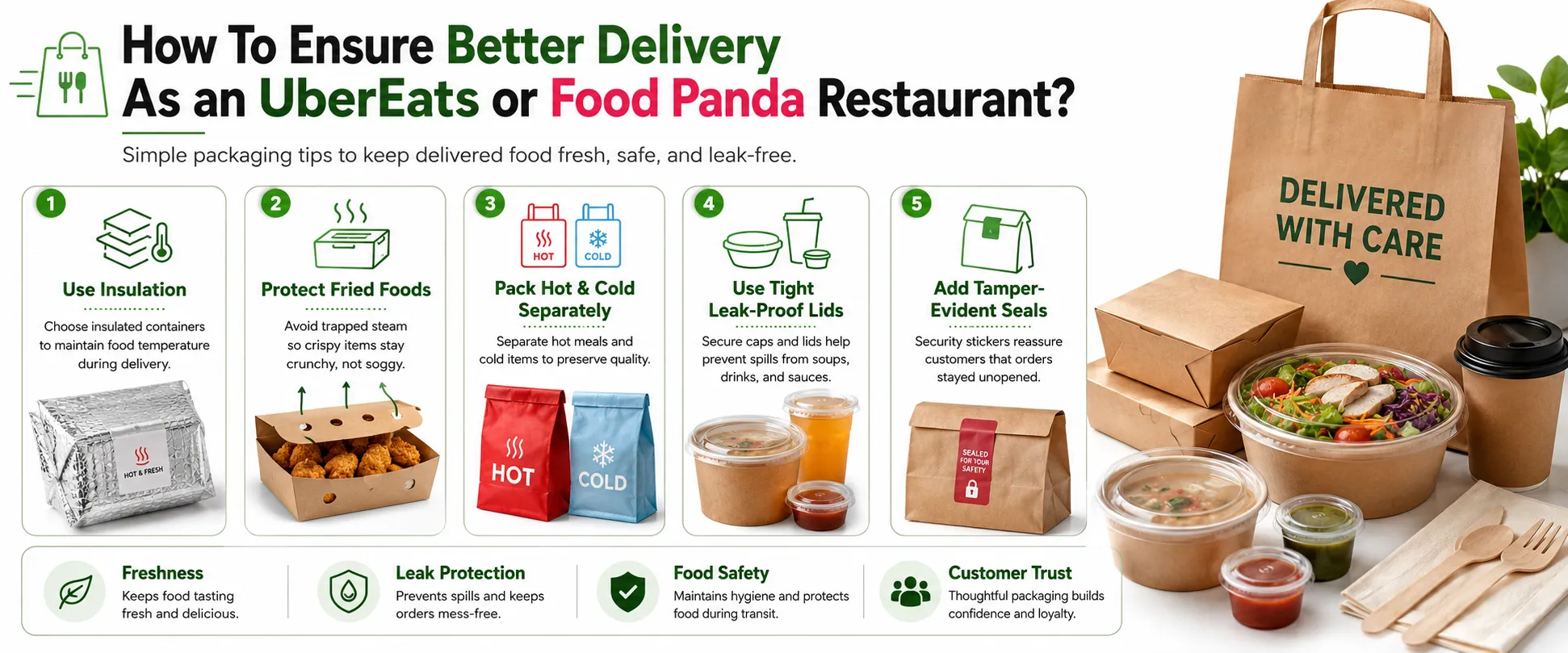 How To Ensure Better Delivery As an UberEats or Food Panda Restaurant