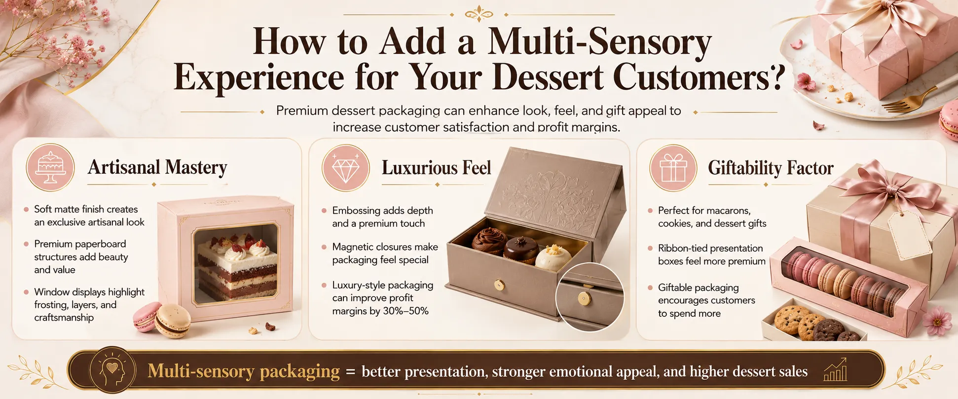 How to Add a Multi-Sensory Experience for Your Dessert Customers