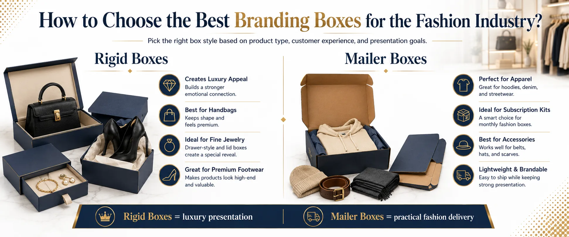 How to Choose the Best Branding Boxes for the Fashion Industry