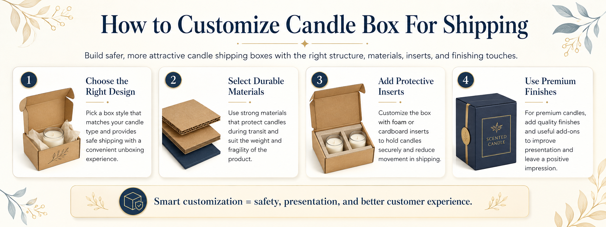 How to Customize Candle Box For Shipping