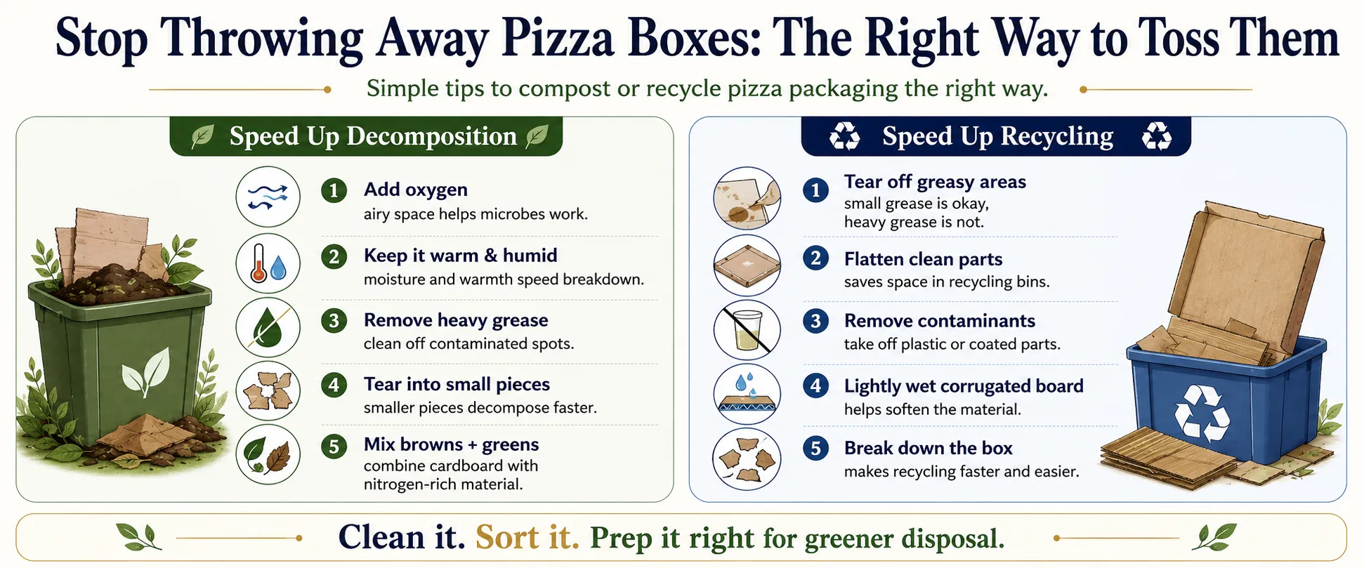 Stop Throwing Away Pizza Boxes The Right Way to Toss Them