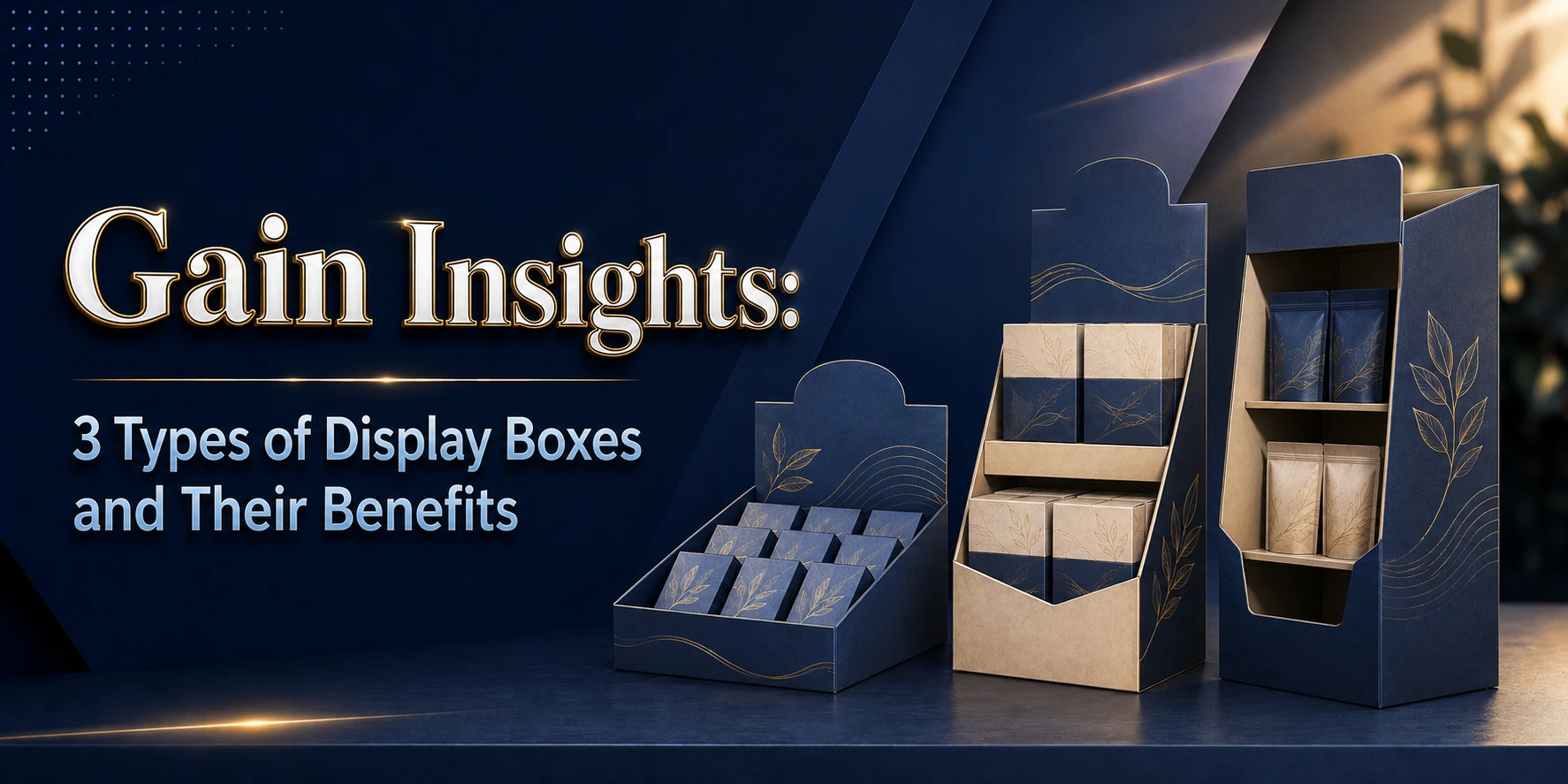 The Most Commonly Used 3 Types of Display Boxes