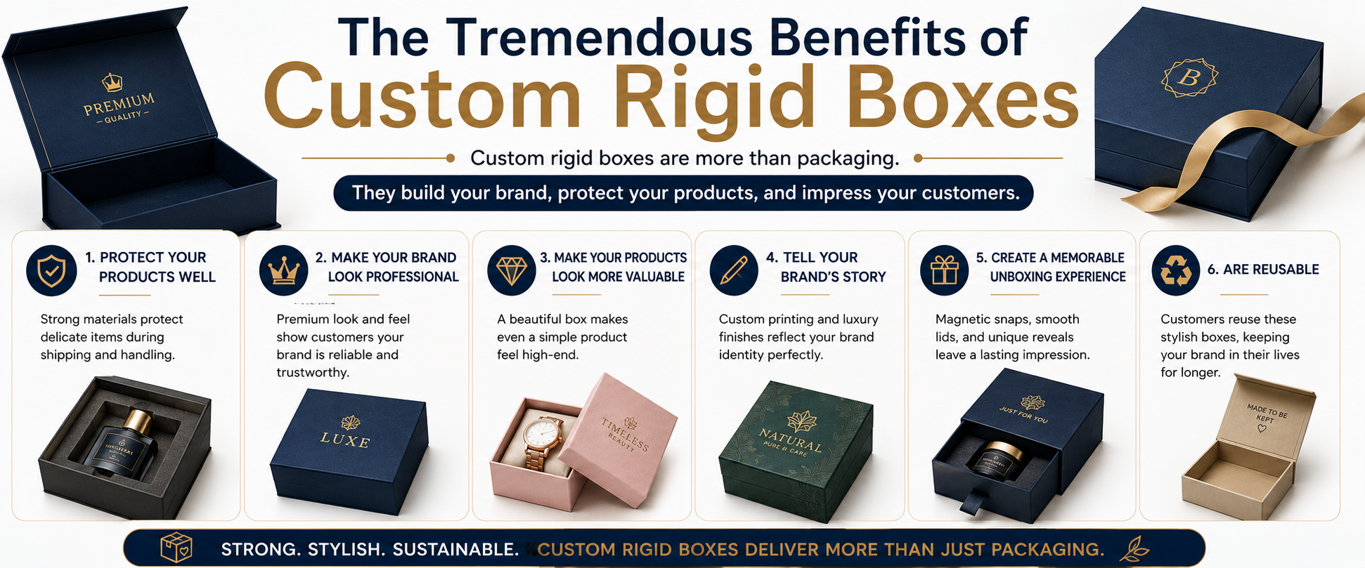 The Tremendous Benefits of Custom Rigid Boxes