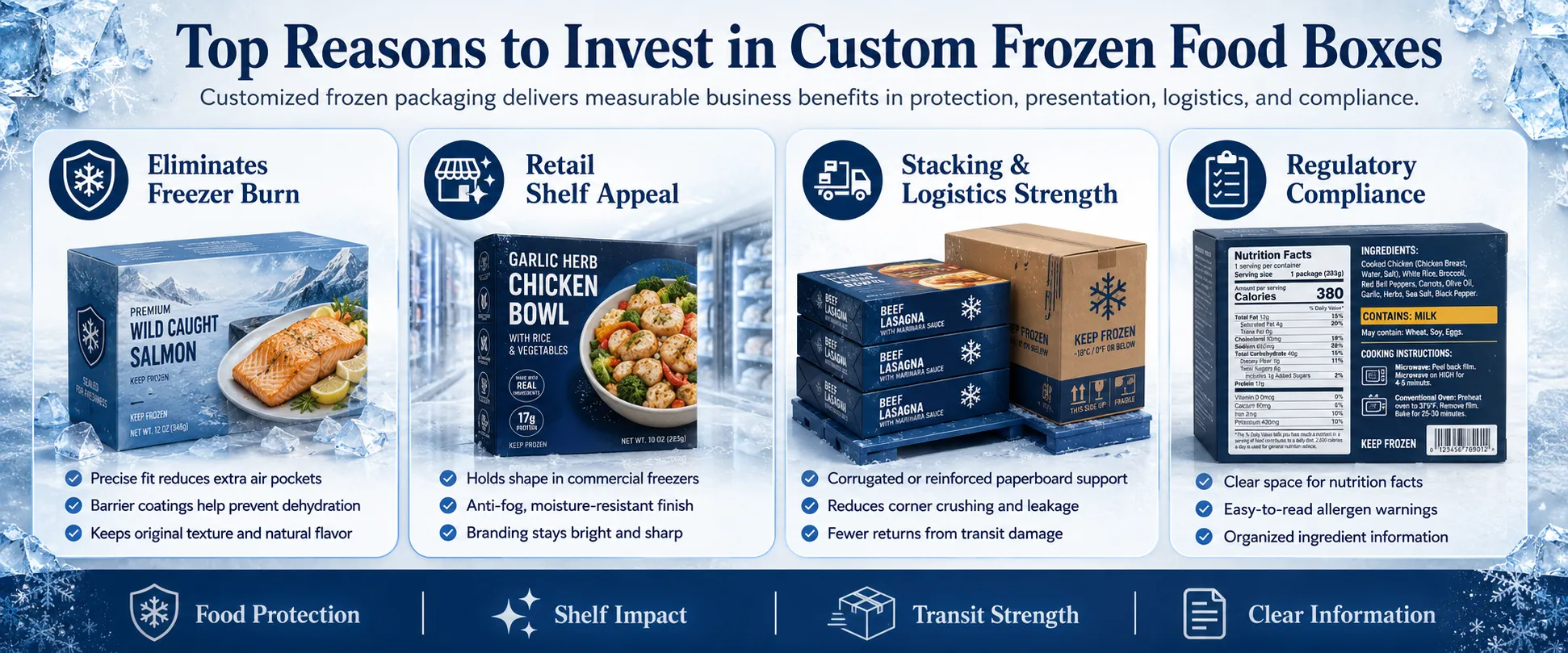 Top Reasons to Invest in Custom Frozen Food Boxes