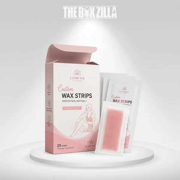 Custom Wax Strips Boxes