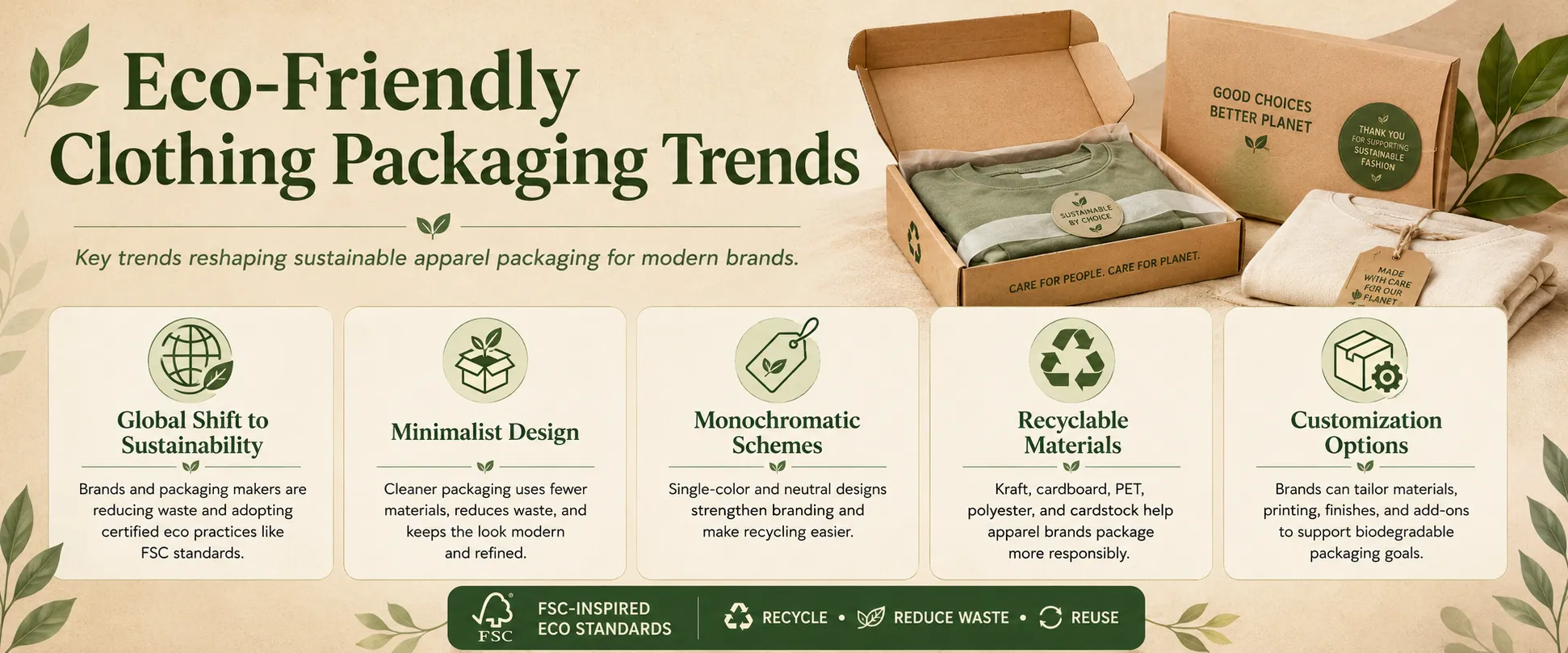 Eco-Friendly Clothing Packaging Trends
