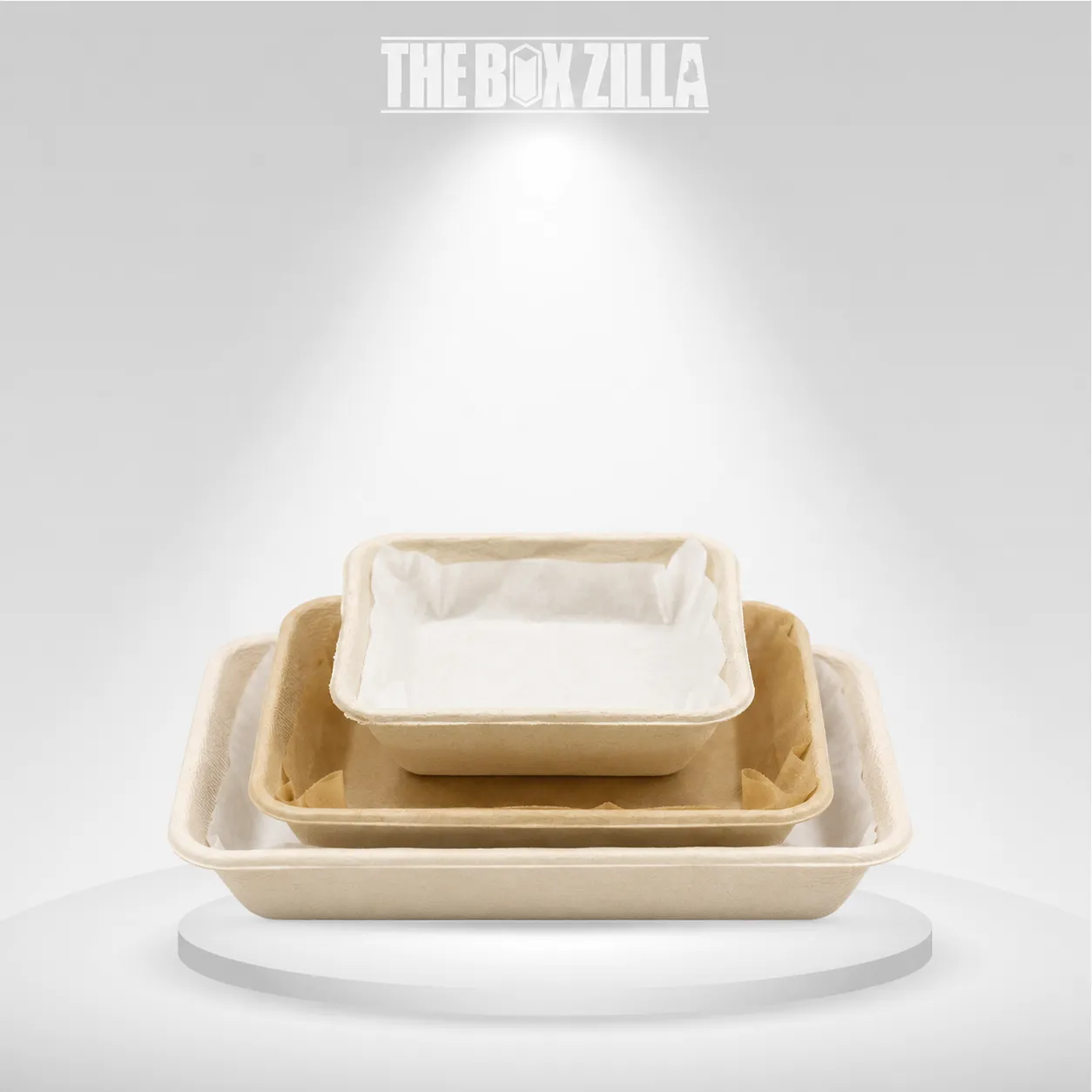 Lined Sugarcane Trays