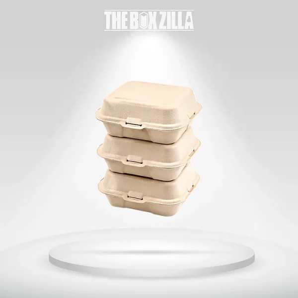 Sugarcane Burger Boxes