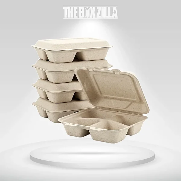 Sugarcane Clamshell Containers